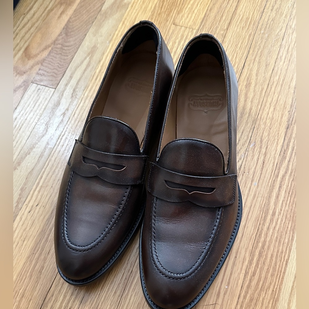 Thursday Boot Lincoln Penny Loafer Rich Mahogany Sz9